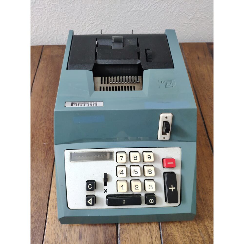 Vintage Olivetti Summa Quanta 20-7/8T Printing Calculator